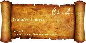 Csépán Laura névjegykártya